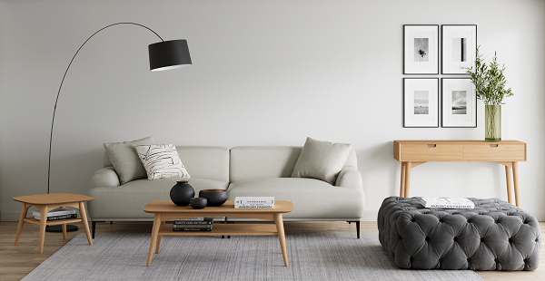 8 bước để thiết kế phòng khách theo phong cách tối giản